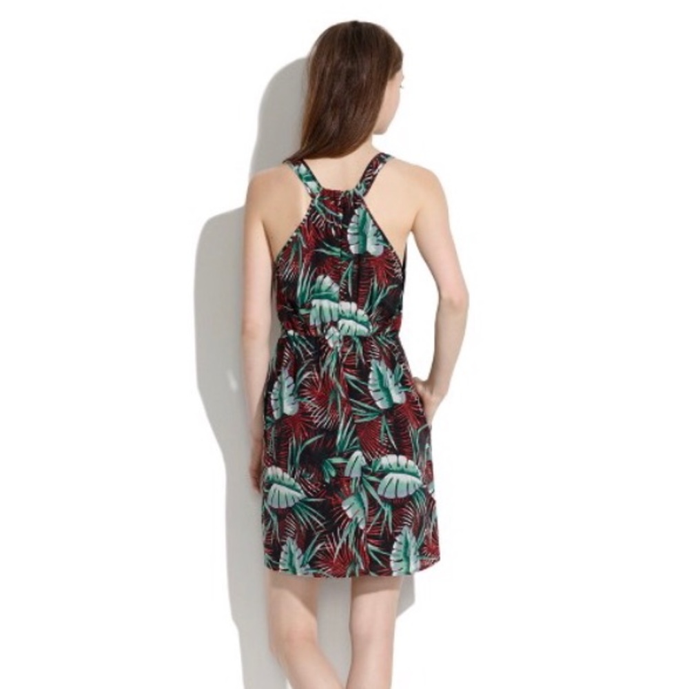 Madewell Silk Island Dress in Jungle Size 4 - Picture 3 of 6